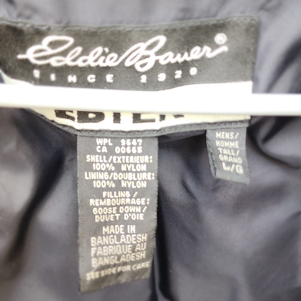 Eddie Bauer  Down Puffer Jacket Size Lorge - Picture 5 of 6